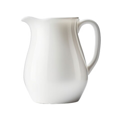 A blank plastic milk jug isolated on transparent background, png