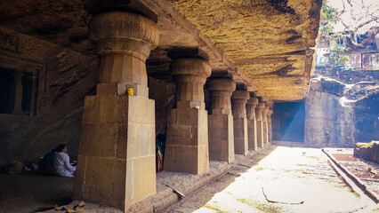 jogeshwari caves in mumbai in india 