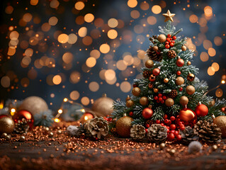 Obraz na płótnie Canvas Christmas holidays background