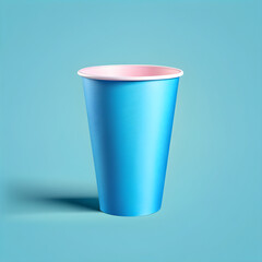 Colorful Paper Cup Icons: A Kaleidoscope of Designs.(Generative AI)