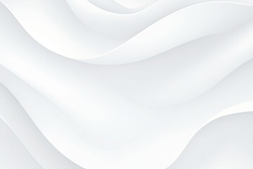 Obraz premium Abstract art: White wave on white background with shadow, Monochrome photography