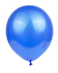 Party blue balloon event decor isolated on the white background