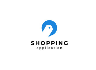 Online Shop Logo designs Template, Vector illustration