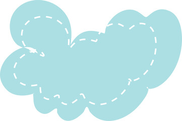 Doodle Blue Cloud