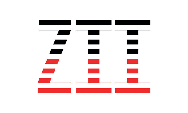 ZII three initial letter iconic line negative space minimal logo design vector template. monogram, abstract, wordmark, business, typography, minimalist, brand, company, flat, modern, unique, simple