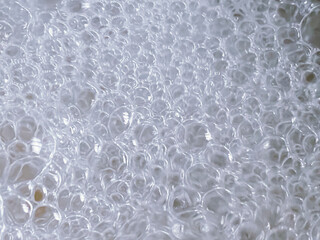 Water boiling in the pan.