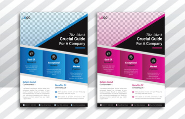 Creative and modern business flyer template