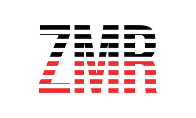 ZMR three initial letter iconic line negative space minimal logo design vector template. monogram, abstract, wordmark, business, typography, minimalist, brand, company, flat, modern, unique, simple