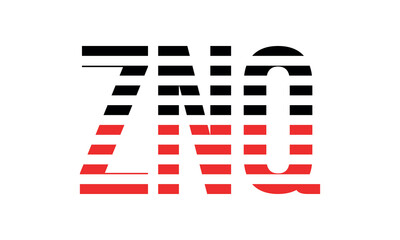 ZNQ three initial letter iconic line negative space minimal logo design vector template. monogram, abstract, wordmark, business, typography, minimalist, brand, company, flat, modern, unique, simple