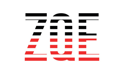 ZQE three initial letter iconic line negative space minimal logo design vector template. monogram, abstract, wordmark, business, typography, minimalist, brand, company, flat, modern, unique, simple
