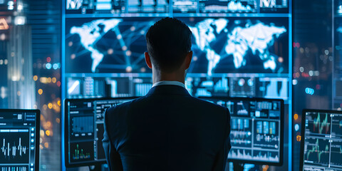 Cosmic Connections: Man's Musings
"Stellar Screen, Celestial Contemplation"