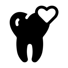 Dental Care Glyph Icon