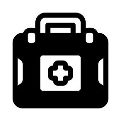 First Aid Kit Glyph Icon
