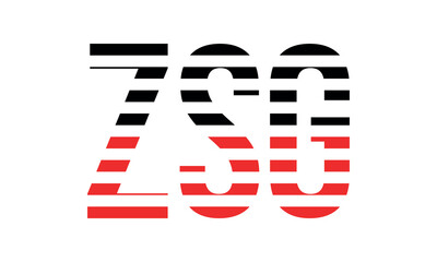 ZSG three initial letter iconic line negative space minimal logo design vector template. monogram, abstract, wordmark, business, typography, minimalist, brand, company, flat, modern, unique, simple
