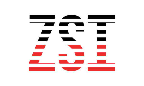 ZSI three initial letter iconic line negative space minimal logo design vector template. monogram, abstract, wordmark, business, typography, minimalist, brand, company, flat, modern, unique, simple