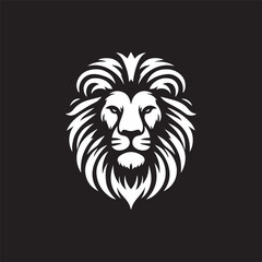 lion head logo design