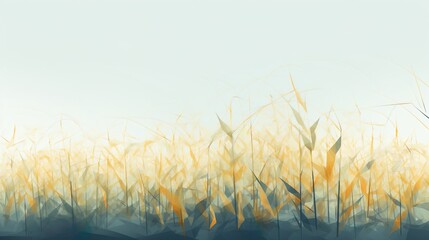 Field of tall grass against - obrazy, fototapety, plakaty