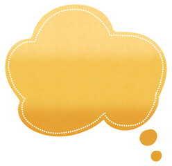 Yellow vibrant bubble box, illustration