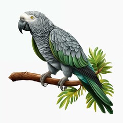 Obraz premium colorful beautiful birds Created with Generative AI technology.