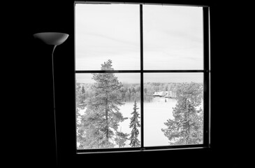 Window and landscape