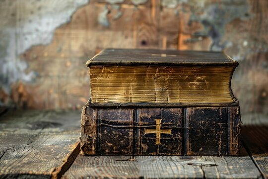 old antique bible, old book