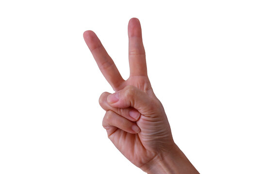 Victorious Gesture: Woman's hand displaying success with an OK sign, symbolizing victory and communication through simple hand gestures Isolated concept of positive affirmation and counting