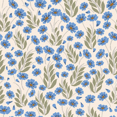 floral motif pattern in vector suitable for fabric, fashion, background, wallpaper, wrapper, cover, etc.	