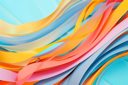 Colors of May, periwinkle blue, pastel pink and soft pastel yellow with space for your text fo awareness day in may