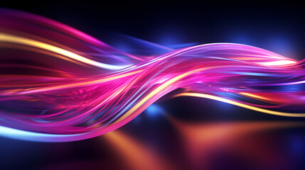 Fototapeta premium Abstract festive and new year background with stunning soft bokeh lights and shiny elements