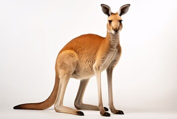 a kangaroo with long legs - obrazy, fototapety, plakaty