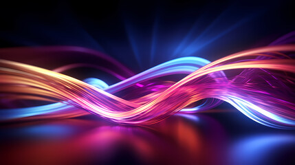 Abstract festive and new year background with stunning soft bokeh lights and shiny elements