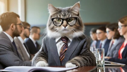 person with a cat, closeup of cat kitten, Ai Generate 