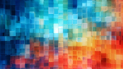 colorful cube background and wallpaper, modern square geometric style background