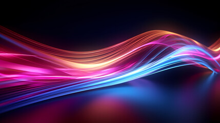 Fototapeta premium Abstract festive and new year background with stunning soft bokeh lights and shiny elements