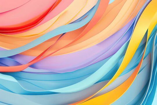 Colors of May, periwinkle blue, pastel pink and soft pastel yellow with space for your text fo awareness day in may