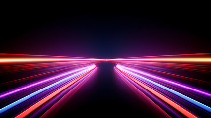 Fototapeta premium Modern stylish abstract design, 3D neon abstract background