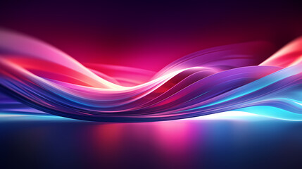 Modern stylish abstract design, 3D neon abstract background