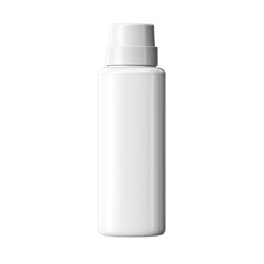 A blank plastic roll-on deodorant bottle isolated on transparent background, png