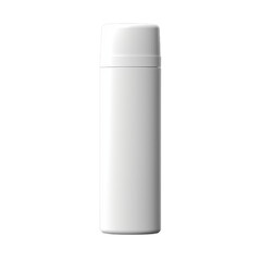 A blank plastic roll-on deodorant bottle isolated on transparent background, png
