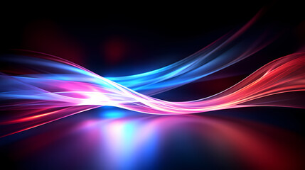 Modern stylish abstract design, 3D neon abstract background
