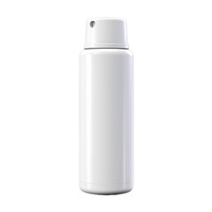 A blank plastic roll-on deodorant bottle isolated on transparent background, png