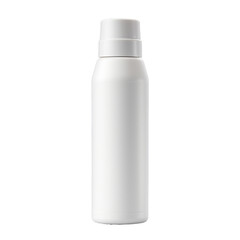 A blank plastic roll-on deodorant bottle isolated on transparent background, png