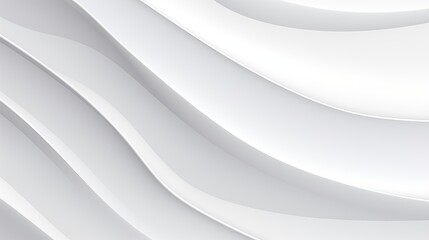 White Abstract Texture in 3D Paper Art Style - Suitable for Various Design Projects