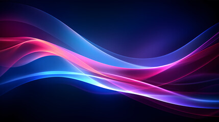 Obraz premium Modern stylish abstract design, 3D neon abstract background