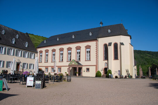 Zeltingen-Rachtig, Germany  28 May 2023,  The former &ldquo;Machern&rdquo; monastery in Zeltingen-Rachtig