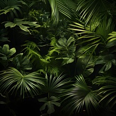 featuring a symphony of palm leaves in celebration of St. Patrick's Day