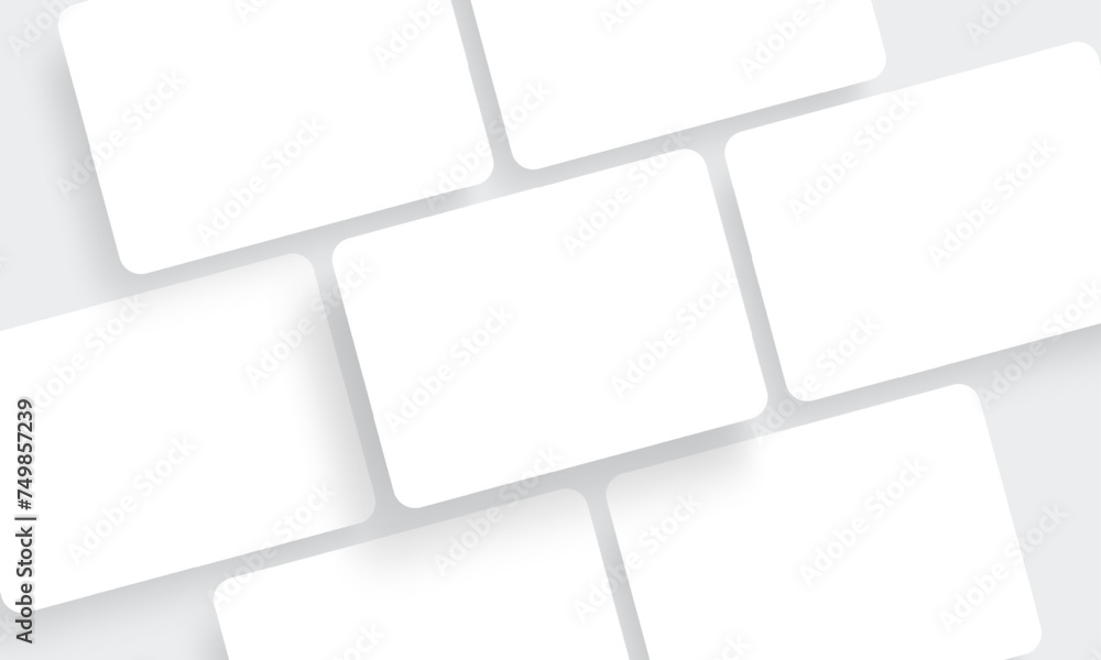 Poster blank tablet computers screens for showing mobile app designs. vector illustration