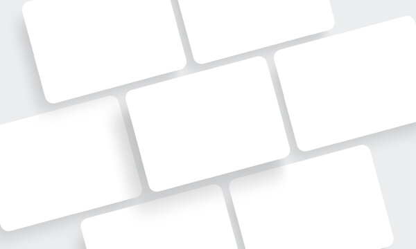 Blank Tablet Computers Screens For Showing Mobile App Designs. Vector Illustration