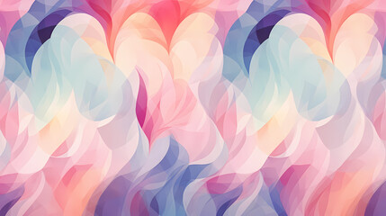 Seamless pattern with nice and pastel colors, the design has no blur effect - obrazy, fototapety, plakaty