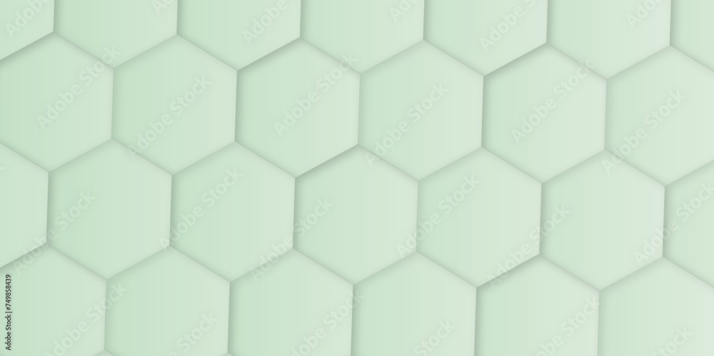 Poster 3d hexagonal structure futuristic colorful background and embossed hexagon abstract with hexagon bac